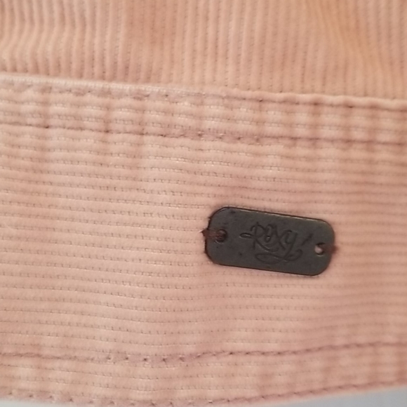 Roxy Pink Corduroy Embroidered Trucker Jacket - Picture 2 of 5